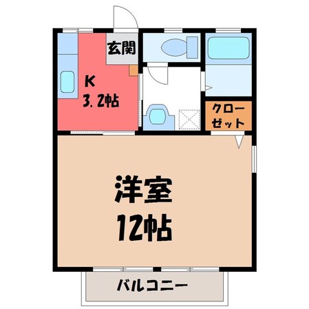 駅東公園前駅 徒歩33分 1階の物件間取画像